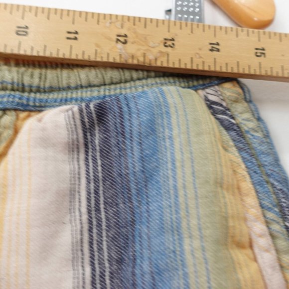 Barneys New York Shorts Size 29 Cotton‎ Hot Pants Striped High Waisted Warm USA - Picture 3 of 10